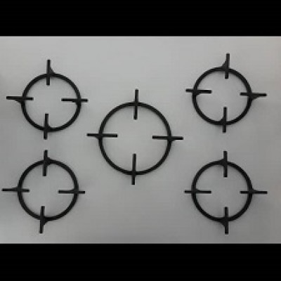 شبکه چدن اجاق گاز  رومیزی|  گرد ساده